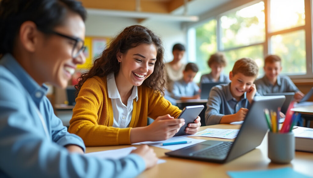 toutemonannée est une application gratuite dédiée aux enseignants et aux écoles, facilitant la gestion scolaire et le suivi des activités tout au long de l'année.